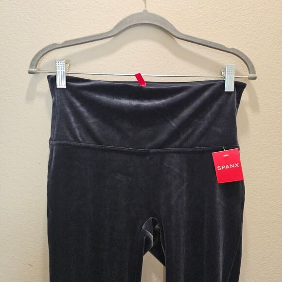 NWT Spanx Velvet Classic Navy Leggings Size Large - Picture 3 of 6